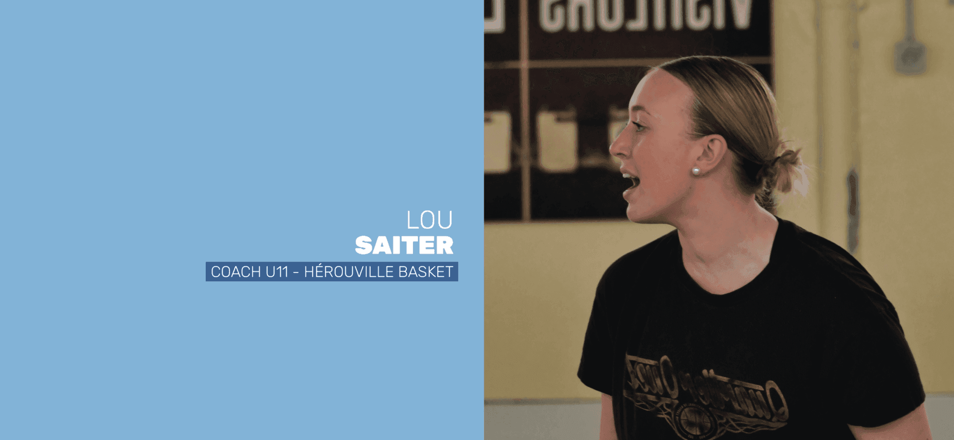 Éducatrice et joueuse à Hérouville Basket : Focus sur Lou Saiter